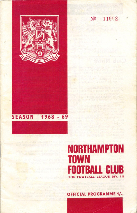 <b>Tuesday, November 26, 1968</b><br />vs. Northampton Town (Away)